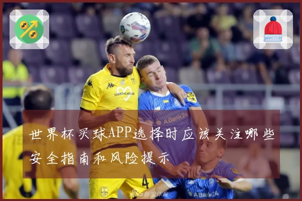 世界杯买球APP选择时应该关注哪些安全指南和风险提示